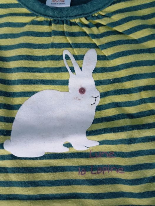 T-shirt manga comprida Zara