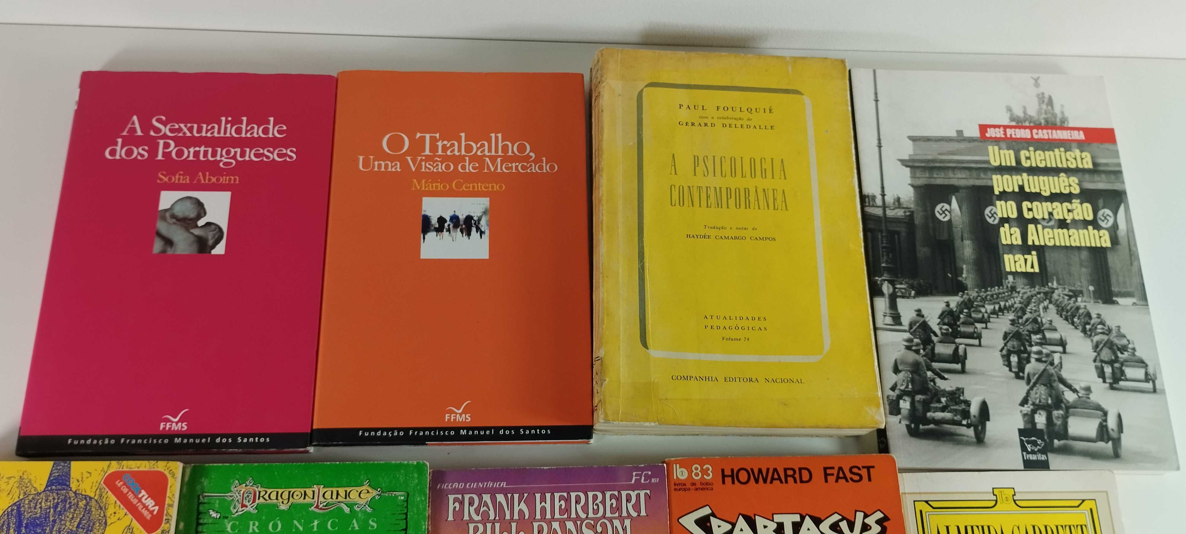 Lote de Livros Diversos em Português