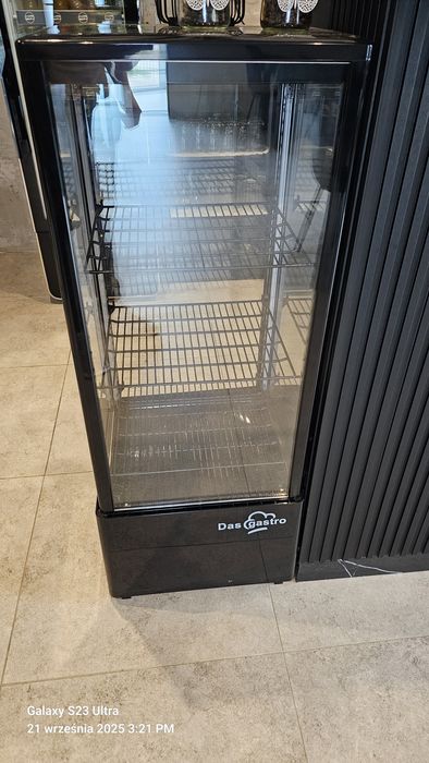 Witryna panoramiczna - 98 litrów - Czarna