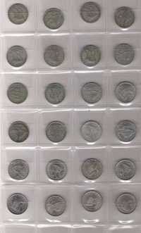 Coleção completa moedas 5 escudos cuproniquel-Anos 63 a 86-24 moedas
