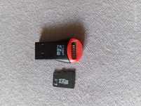 Czytnik kart pamięci Micro SD + karta pamięci