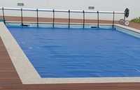 Cobertura térmica de piscina (manta de Verão) 8x4 metros, 600 microns