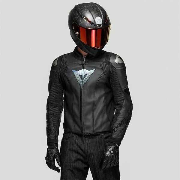 Casaco pele DAINESE Valorosa 50th LTD QDF Black - 600€