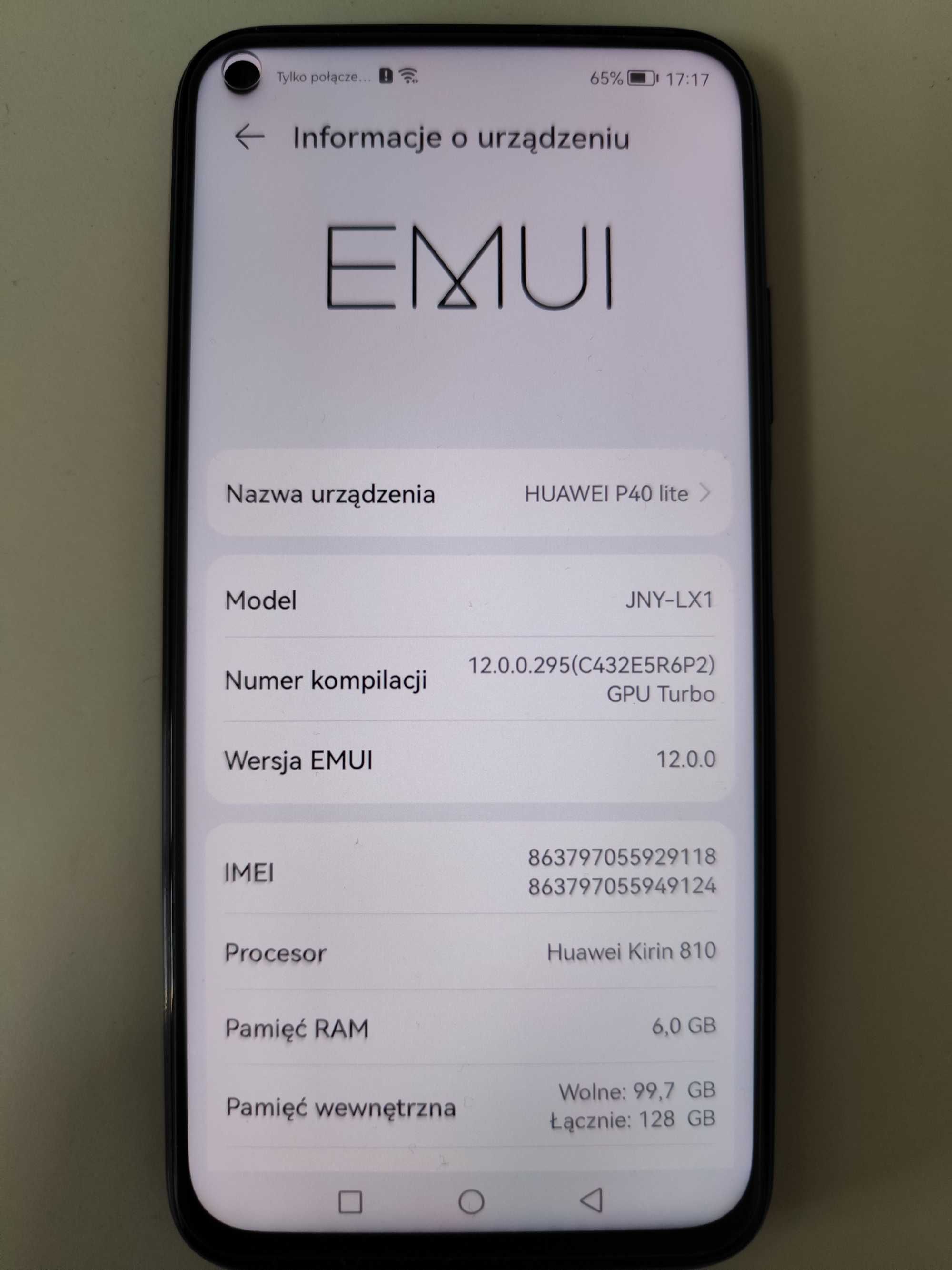 Huawei P40 Lite – Stan Bardzo dobry / 6 GB RAM / 128 GB | Czarny