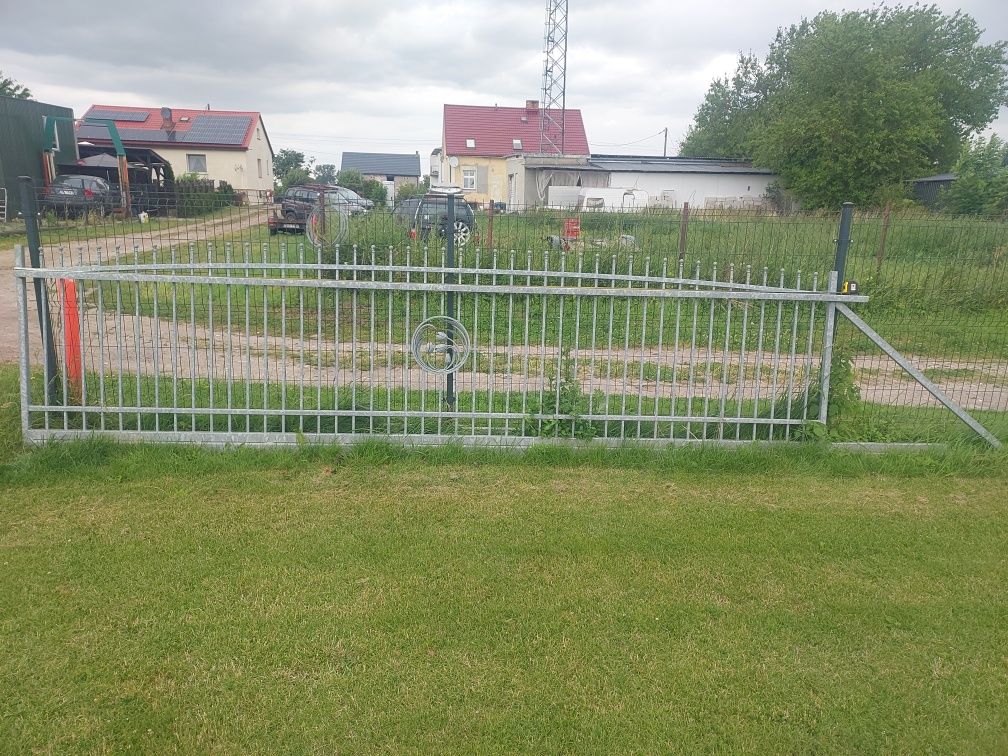 Brama ocynkowana   solidna