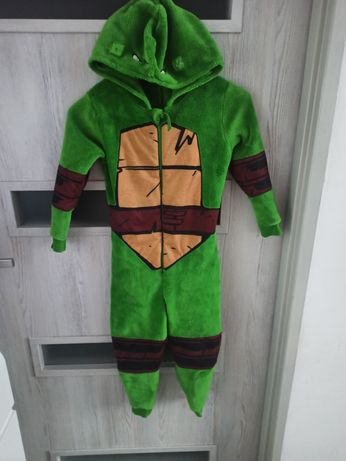 Wojowniczy Żółw ninja 4-5lat piżama kostium 104-110cm przebranie