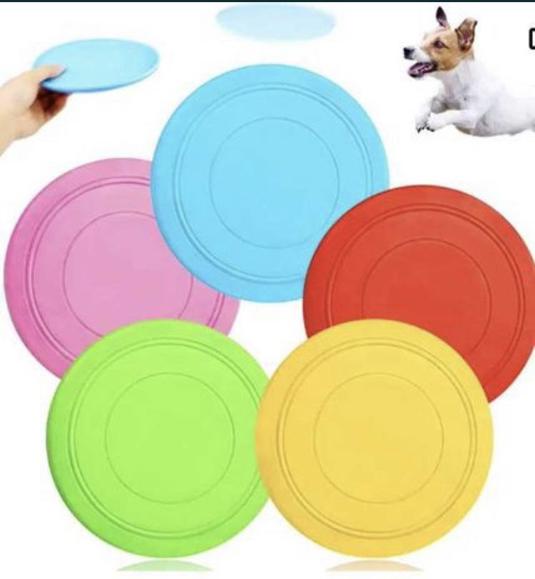 Frisbee dla psa, miękki kauczuk naturalny 2szt. 18 cm