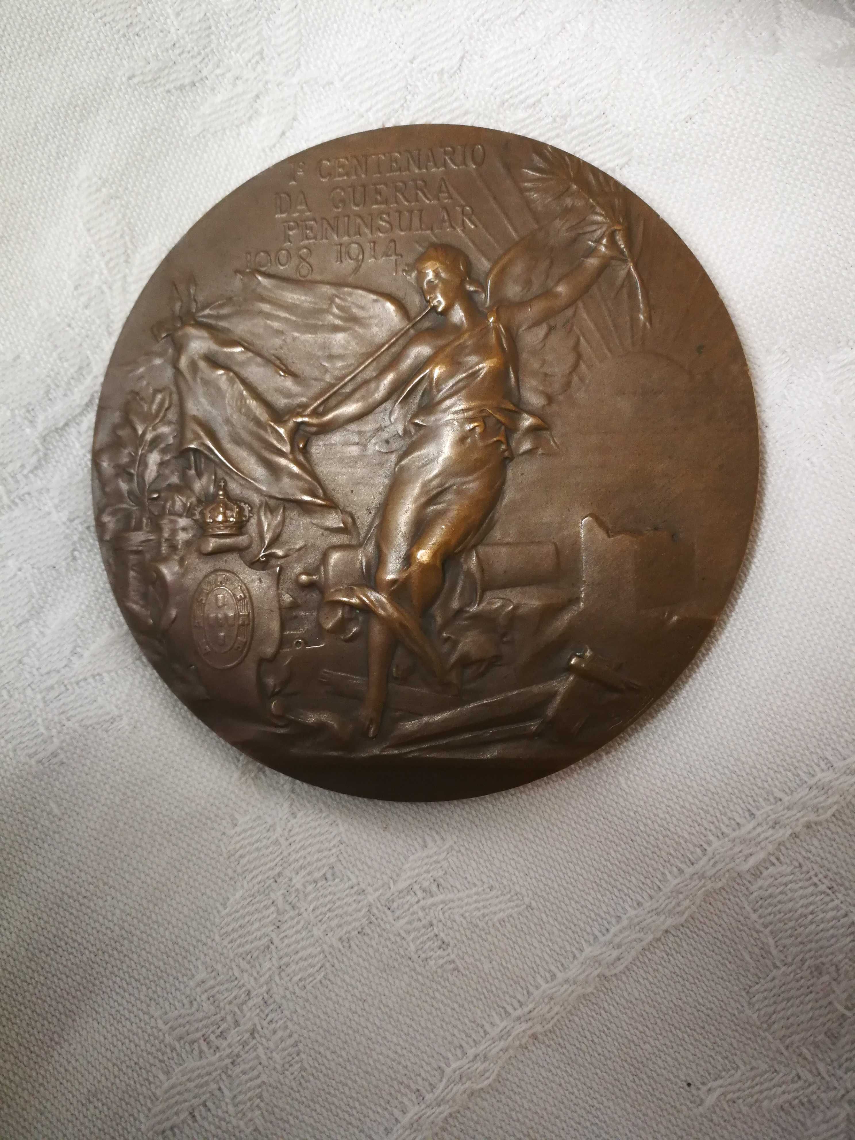 medalha de bronze rara da guerra peninsular