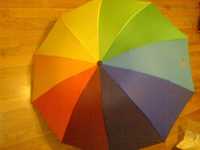 Parasolka LGBTQ+ śr.96 dł. 65 cm składana NOWA Nieużywana w woreczku
