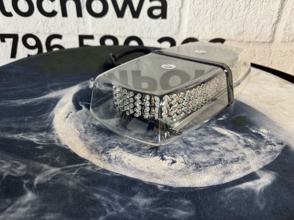 Lampa OSTRZEGAWCZA kogut Led Magnes 12V
