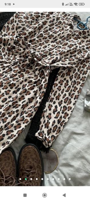 Плаття сорочка в око принт