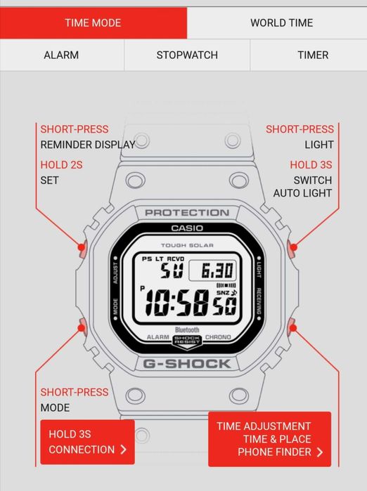 Casio G shock GW-B 5600 BC-1B
