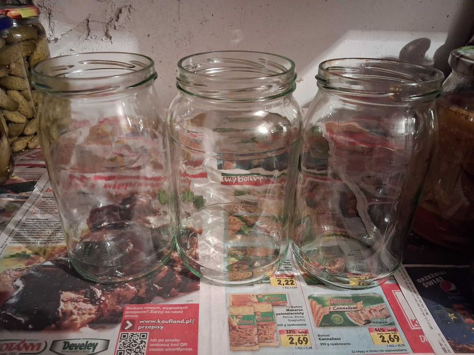 Słoiki bez nakrętek 620 ml / 720 ml