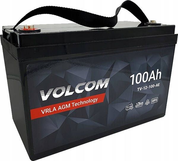 Аккумуляторна батарея Volcom AGM 12v 100Ah