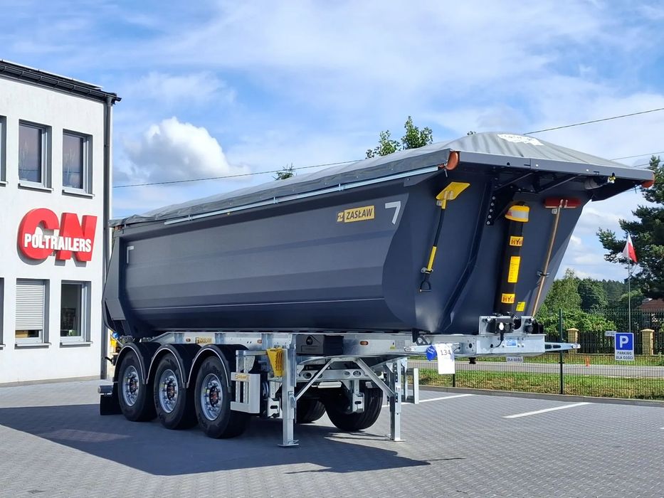 Zaslaw NOWY MODEL // Elektryczna plandeka // CAŁA HARDOX 500 24/27m3  Możliwość wynajmu // Możliwość testów przed zakupem
