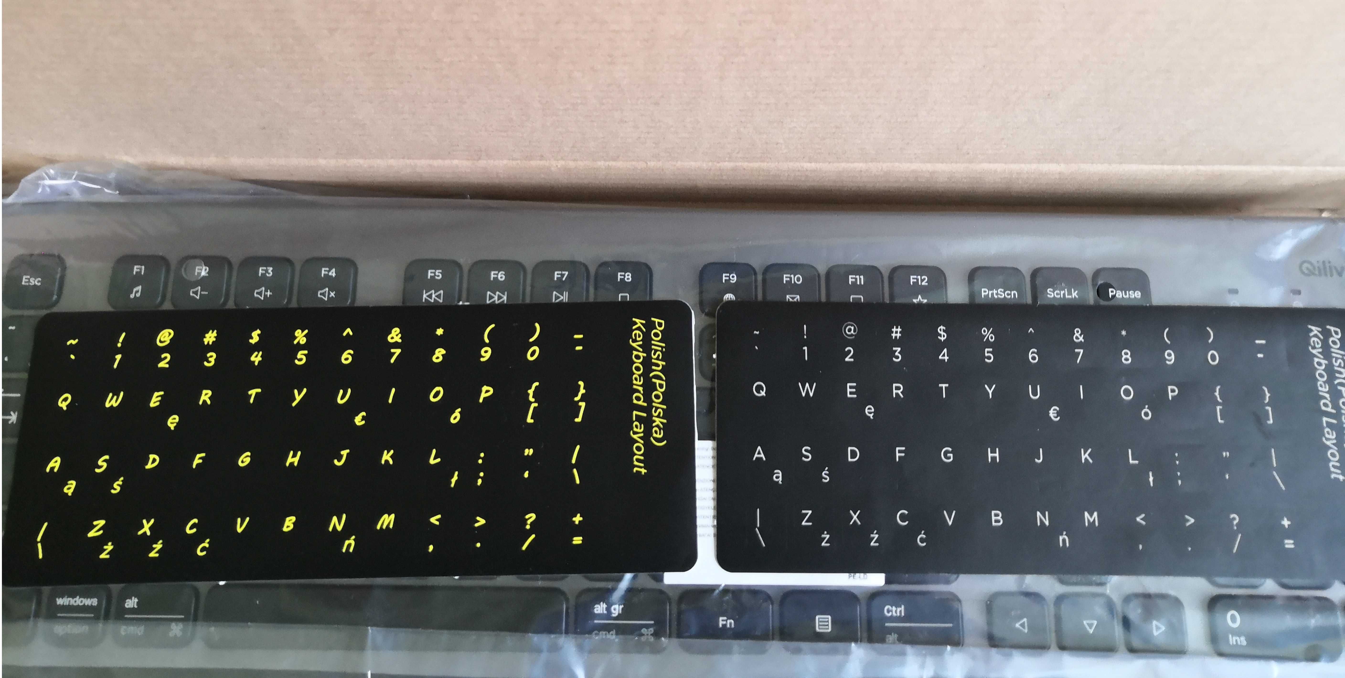Zestaw bezprzewodowy - klawiatura + mysz QWERTZ niemiecki, austriacki