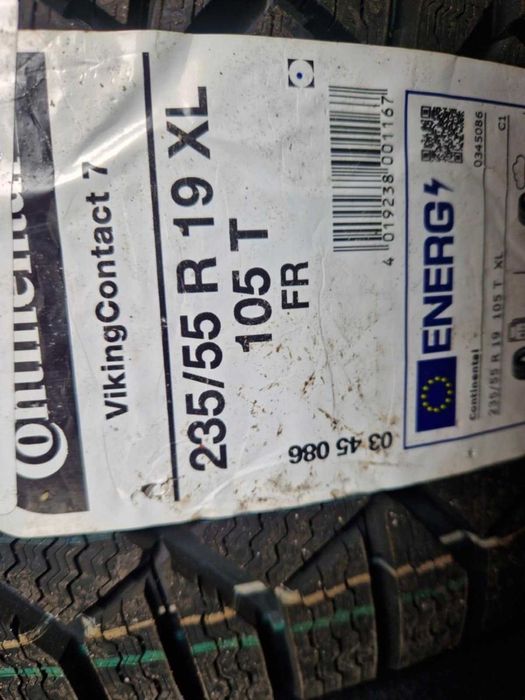 nowe opony zimowe  4x 235/55r19 XL Continental WikingContact 7