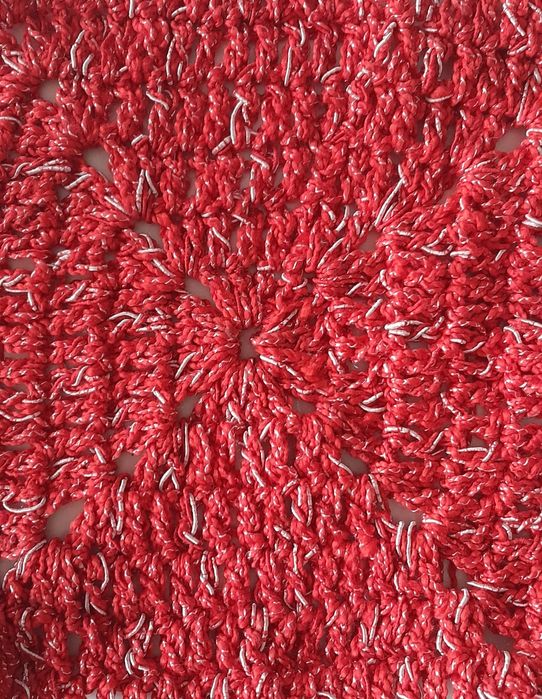 Włóczka wiskoza bawełna 300 g jasna czerwień, ciekawy kolor