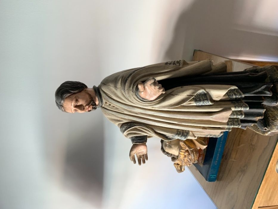 santo Inacio de Loyola/escultura arte sacra