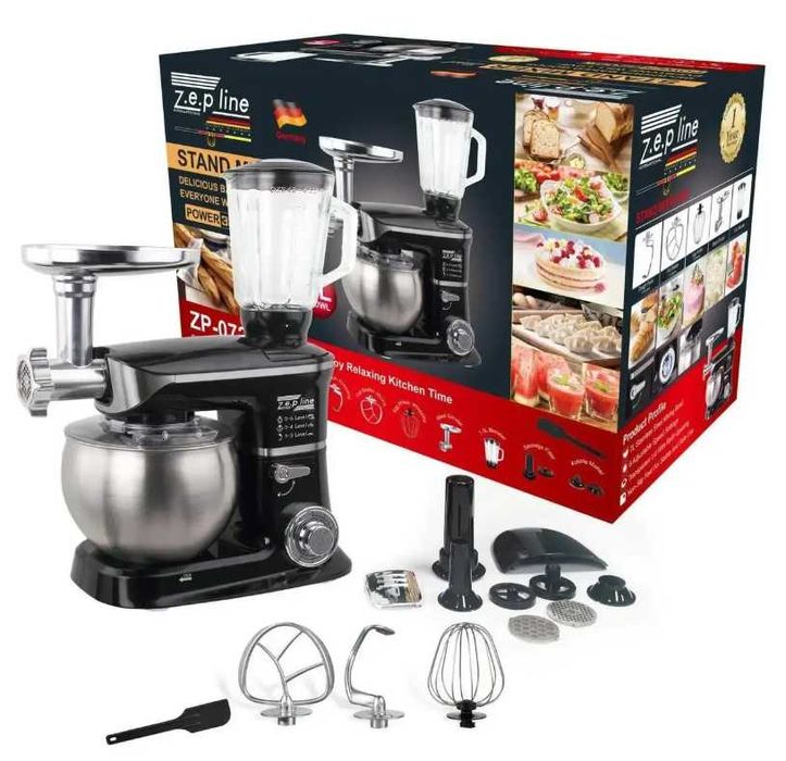 Сучасний Комбайн 5 в 1 професійний 7/1,5л 3200Вт ZEPlINE072 НІМЕЧЧИНА
