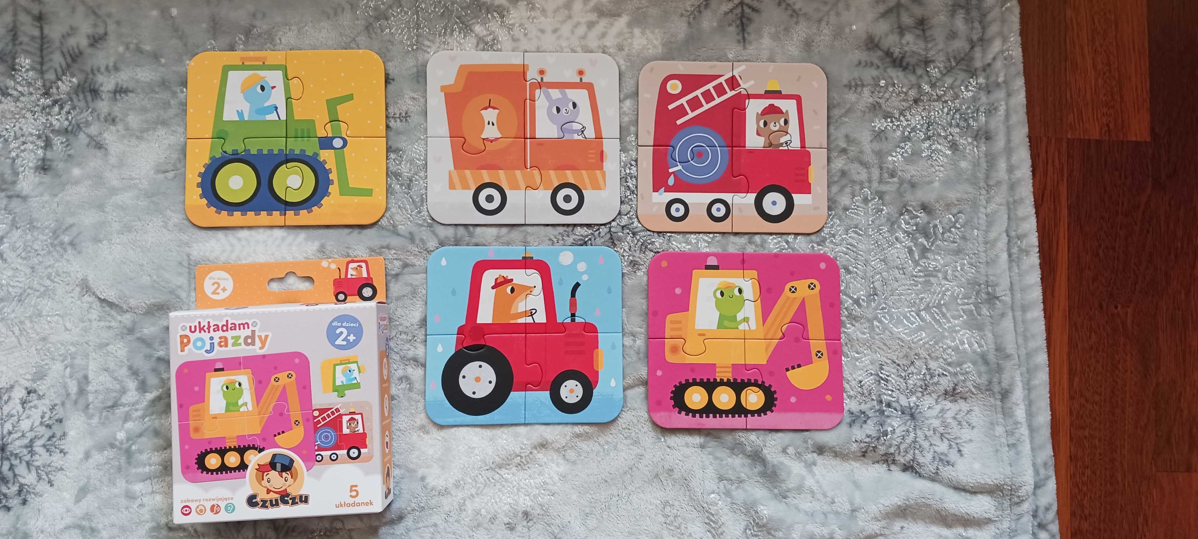 Duży zestaw puzzli 2+