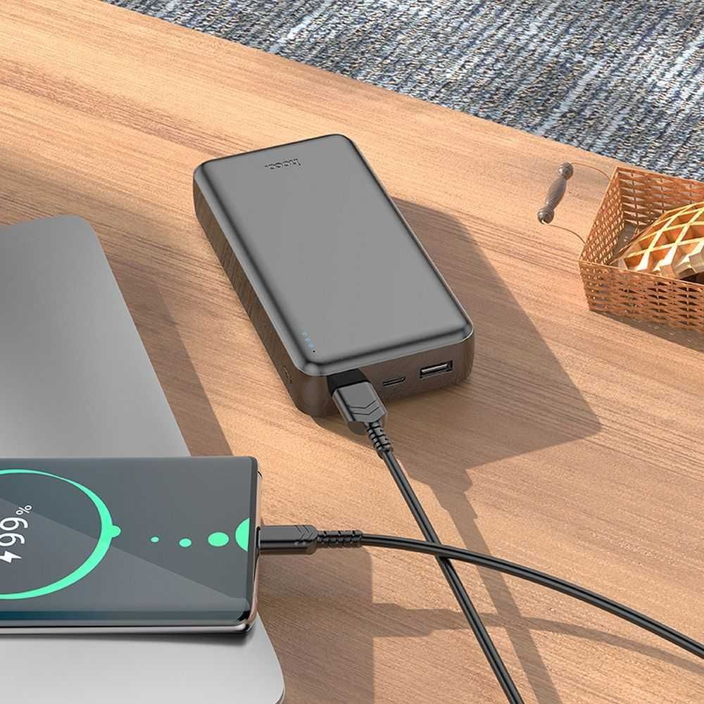 HOCO Powerbank Duży 20000 mAh czarny