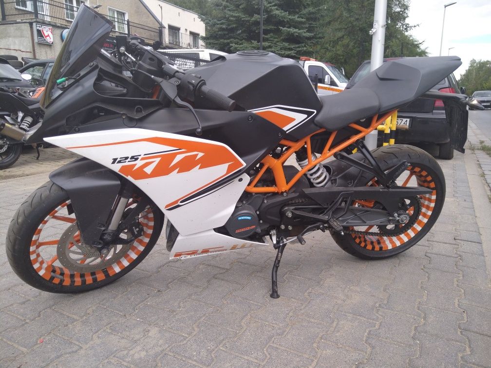 Ktm RC 125 nie CBR yzf