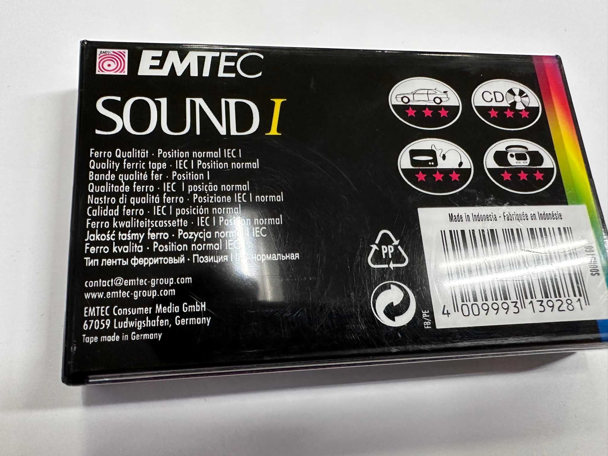 Nowe zafoliowane kasety EMTEC SOUND 1