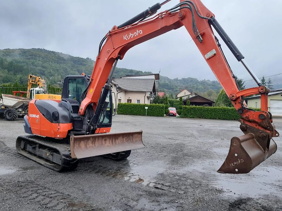 Kubota Mini koparka Kubota KX080-4, 2017 rok  JCB CAT Komatsu Hitachi Cena NETTO 137.500 PLN