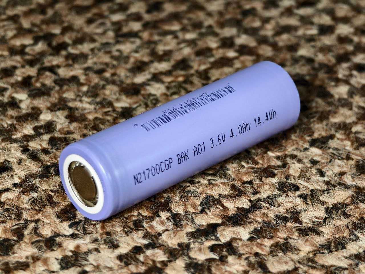 Акумулятори високоток 21700 BAK N21700CGP 4000mAh 40А