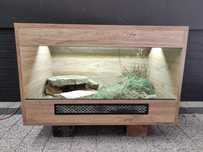 Terrarium 80x50x50 z płyty meblowej dla żółwia KOŚCIAN