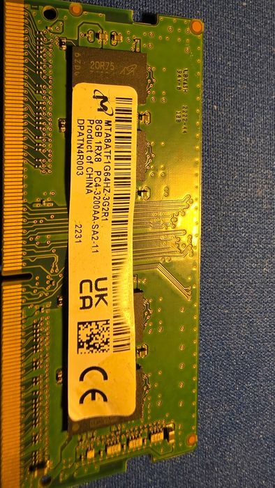 Pamięć RAM DDR4 Micron 2x8GB 3200MHz MTA8ATF1G64HZ-3G2R1