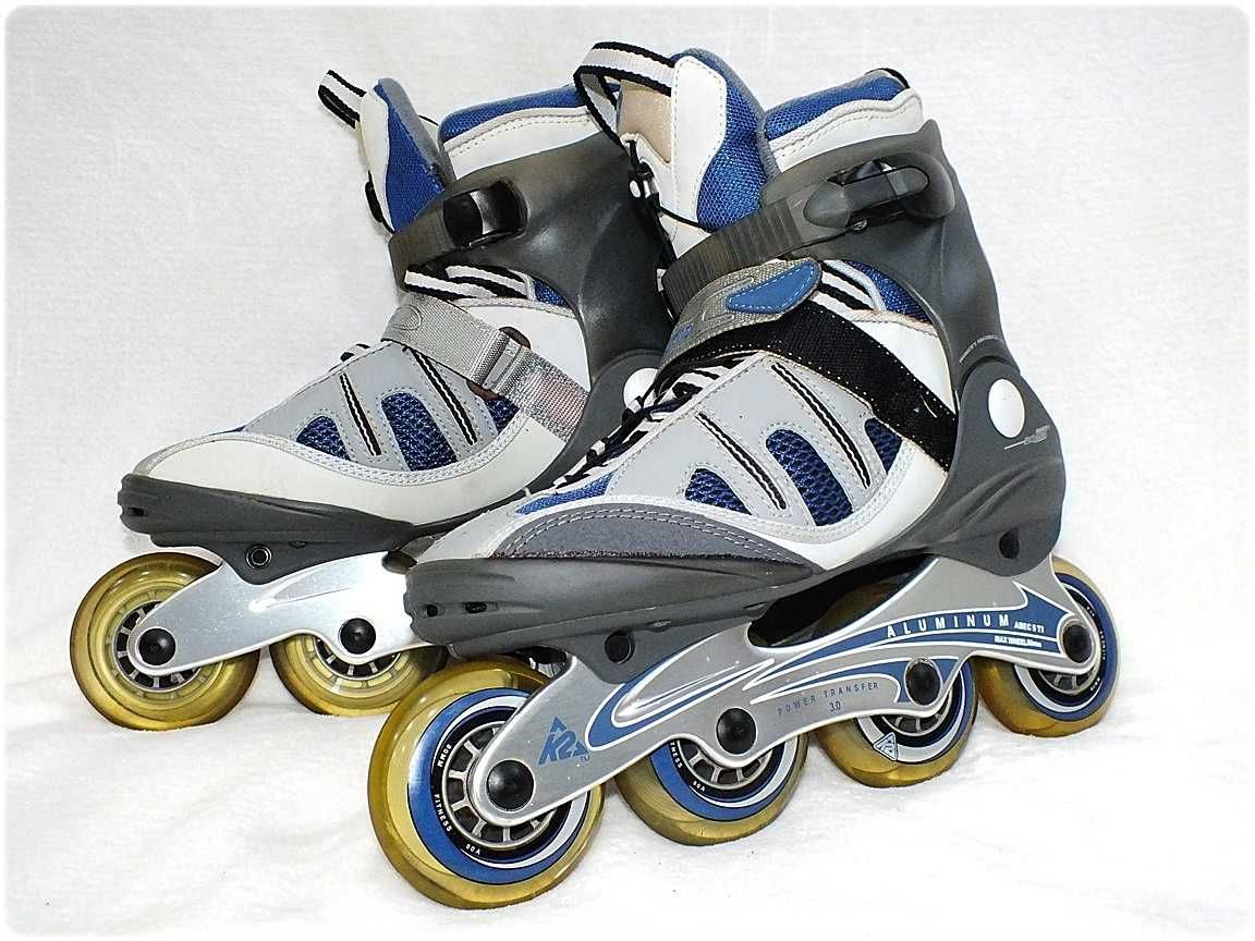 Rolki K2 UNLIMITED Ti II-W r 39,5 + Ochraniacze na kolana Jak NOWE !!