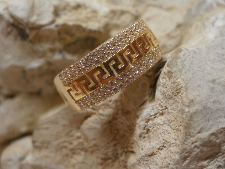 Nowy Złoty Pierścionek 14 K-4 GR