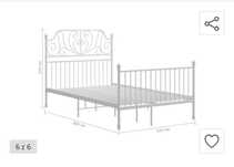 rama łóżka IKEA