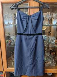 Сукенка сукня плаття синє XS-S
