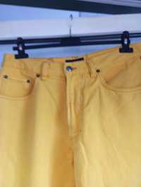 HUGO BOSS żółte jeans rozm34/32 bdb