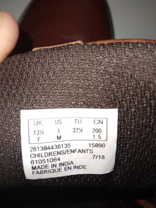 Кожаные ботинки,32,5