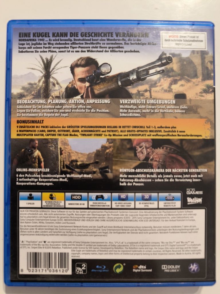 Ps4 Sniper Elite III pl Ultimate Edition możliwa zamiana
