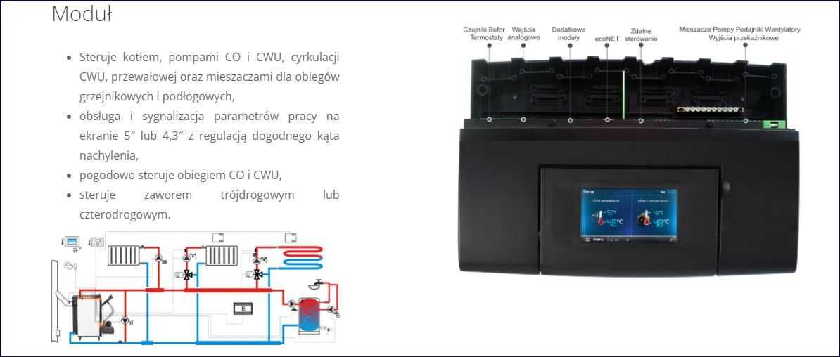 Palnik pellet KIPI 20 kW sterownik 360 lub 920