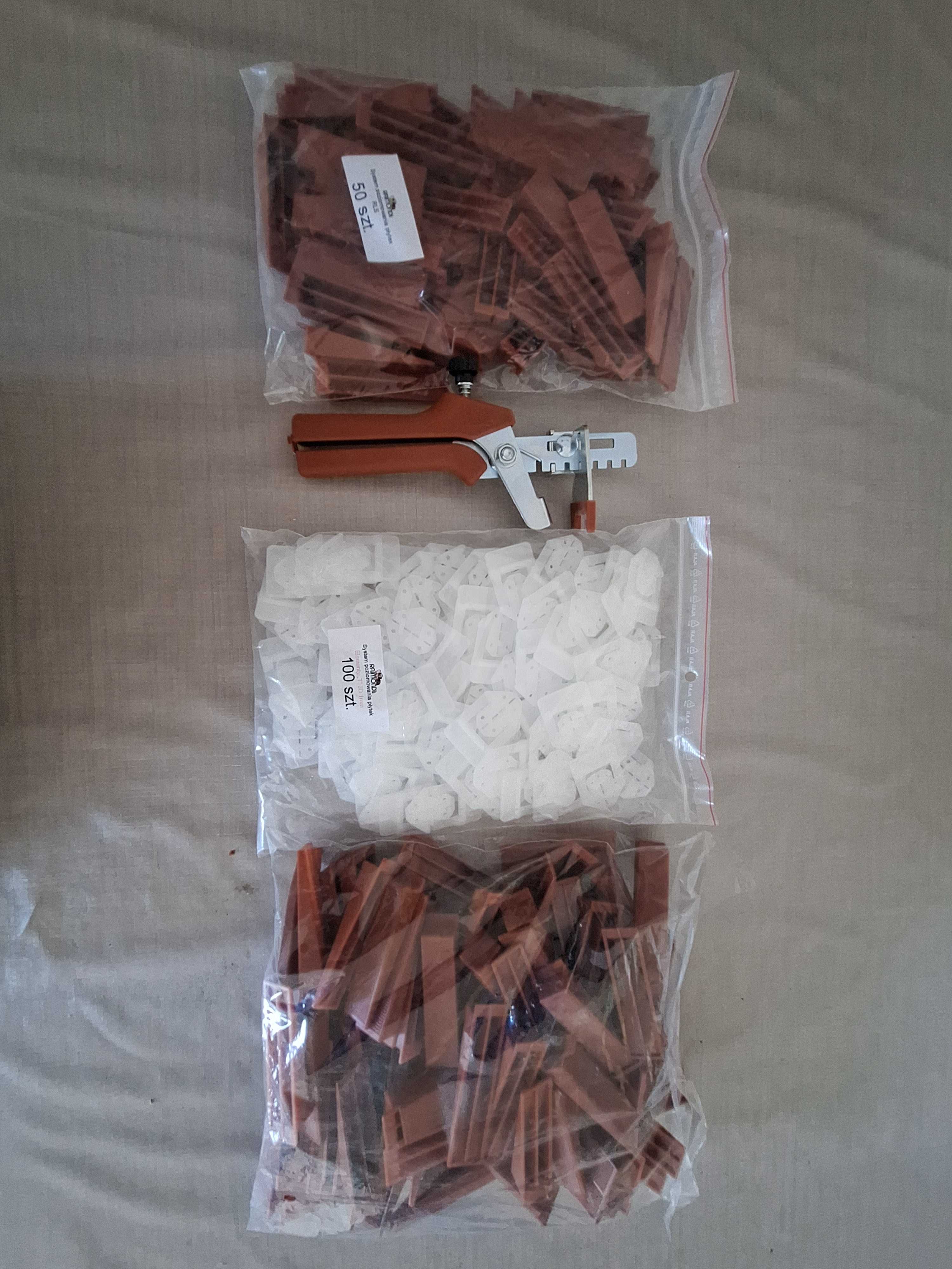 Reimondi Levelling System, zestaw do poziomowania płytek