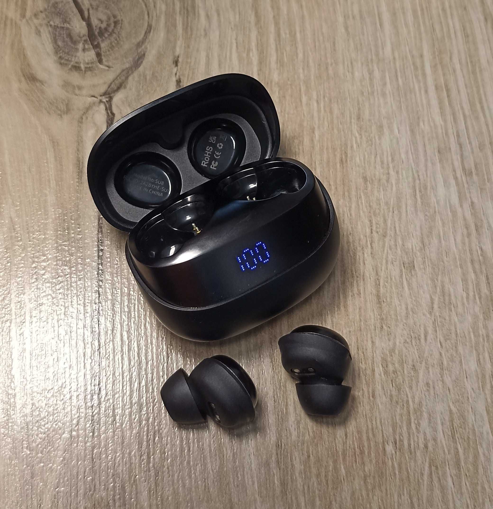 Крутые Наушники DUSONLAP SU8 Bluetooth 5.4 с дисплеем Топ ЗВУК