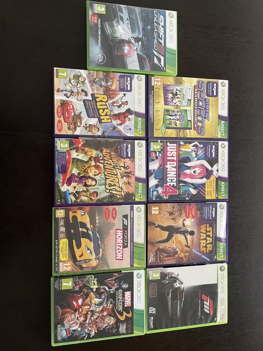 Zestaw gier na xboxa 360