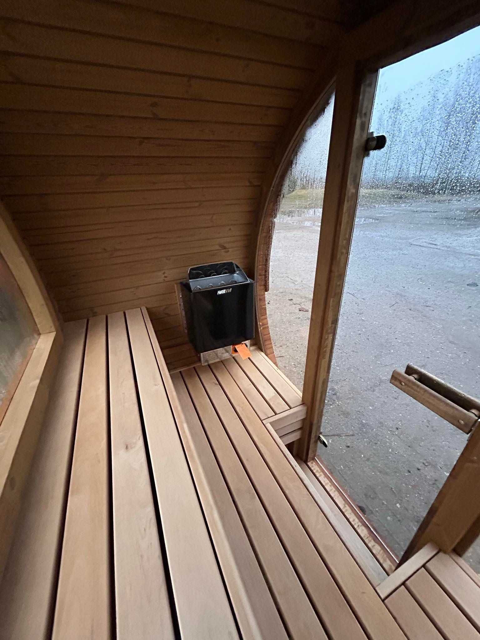Sauna Ogrodowa Elegancka Sauna Beczka Wyposażona 2-4 osób Producent