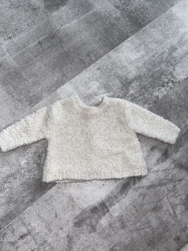 Sweter półśpioszki niemowlęce KIDS dzianina boucle 56 cm