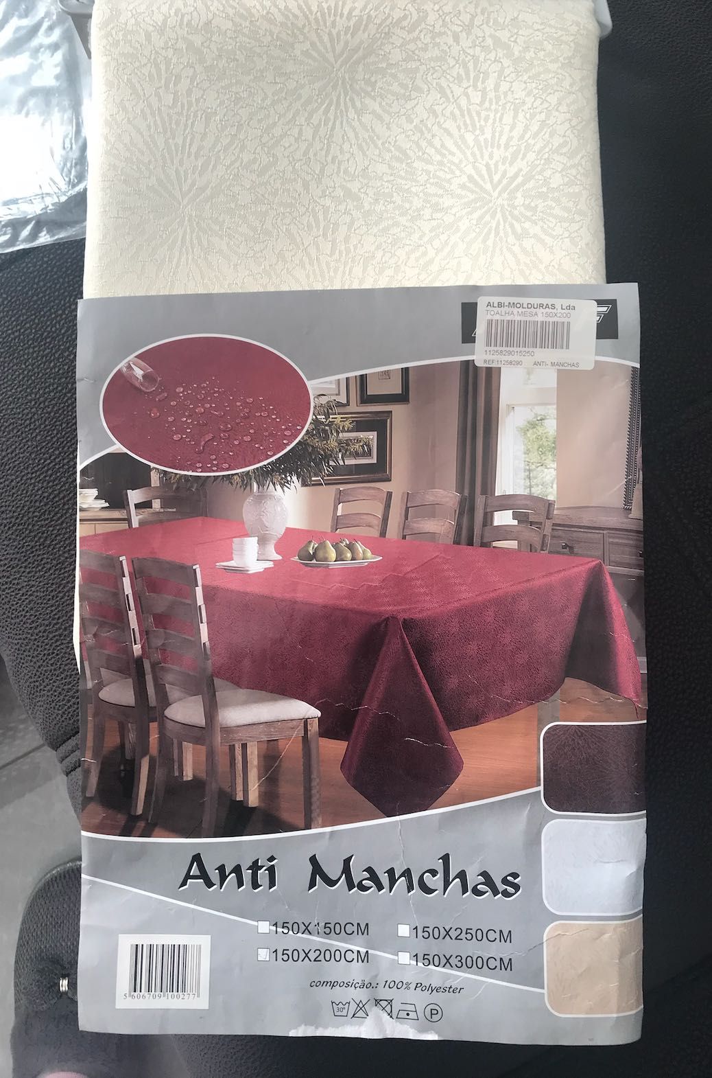 Toalha Anti-Manchas Pérola NOVA 150 x 200