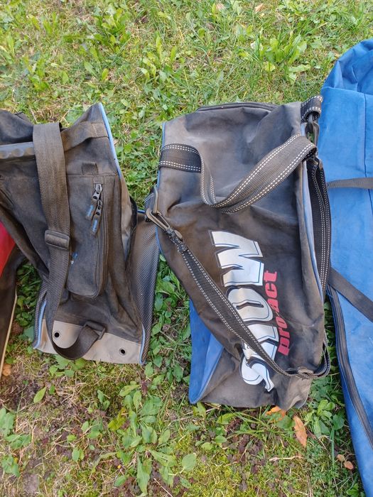 125 cm XL/XXL Kije narciarskie kijki długie pokrowiec na narty buty.