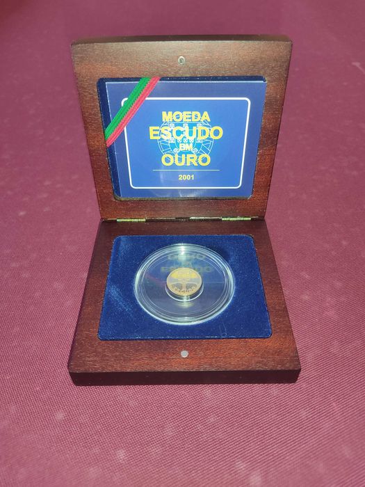 Moeda em Ouro "Flor de Cunho" 1 escudo - Edição Limitada