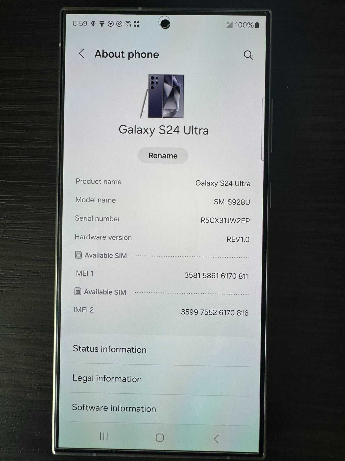 Samsung Galaxy S24 Ultra 12-256GB Titanium Violet з Америки