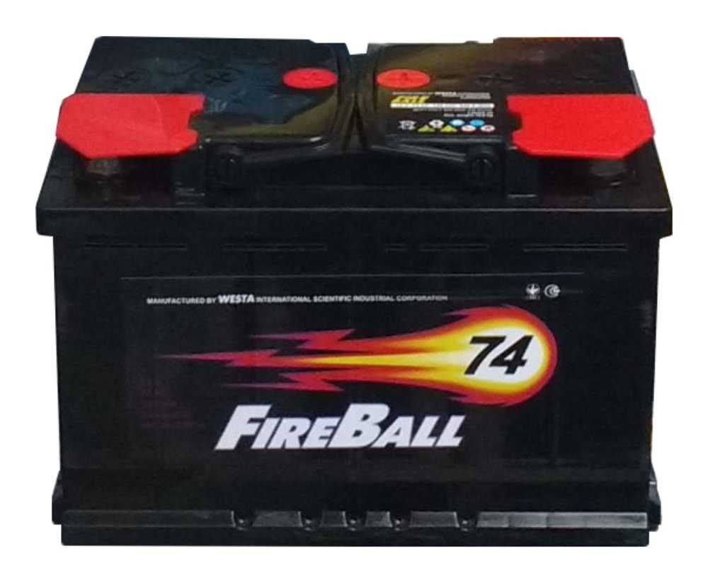 Akumulator Fireball Plus 74Ah 680A 12V
